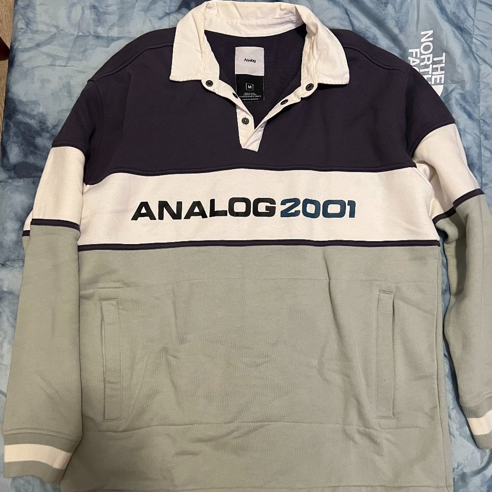 Analong Quarter Button Sweater